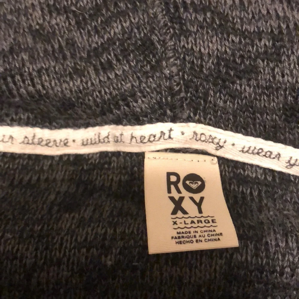 Roxy Charcoal Gray Hoodie - Picture 2 of 5
